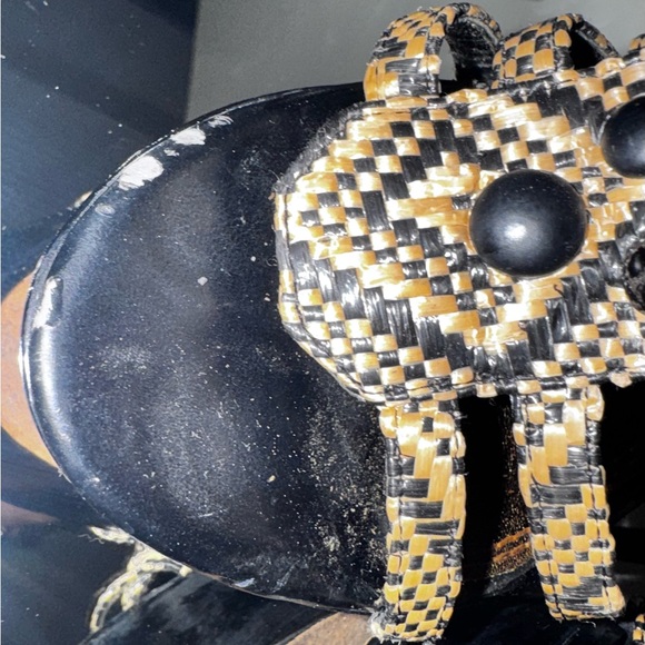 Bebe Aztec/gladiator Raffia sandal - Picture 4 of 11